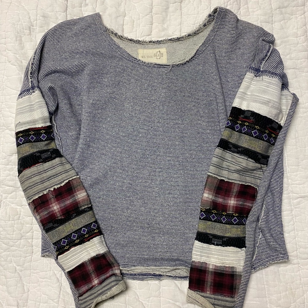 Free People Patchwork Sweater - image 2